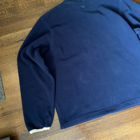 The North Face Men’s Navy Fleece Pullover Large - Picture 10 of 15